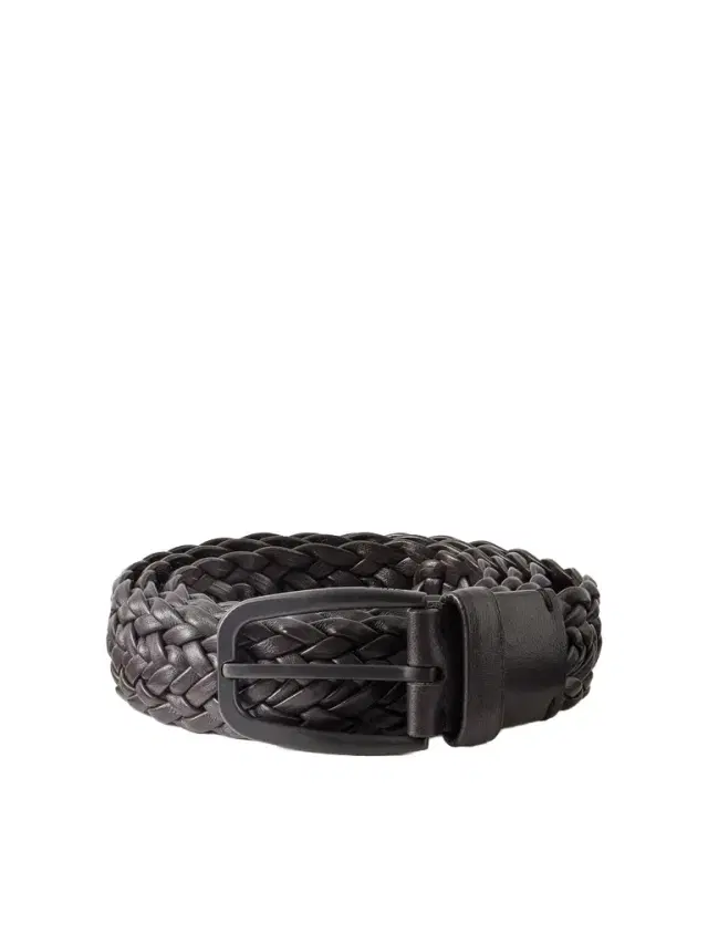 Zegna 3.2cm Braided Leather Belt - Men