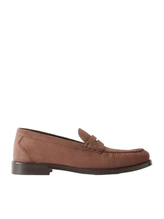 Brunello Cucinelli Suede Penny Loafers - Men