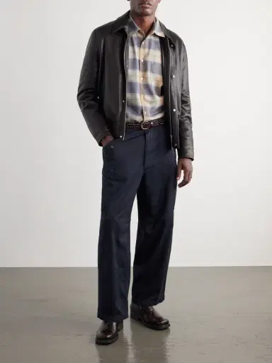 A.PRESSE Cotton-Twill Trousers - Men | Thumbnail 2
