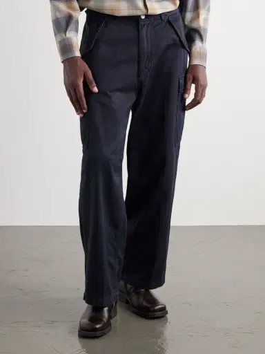 A.PRESSE Cotton-Twill Trousers - Men | Thumbnail 3