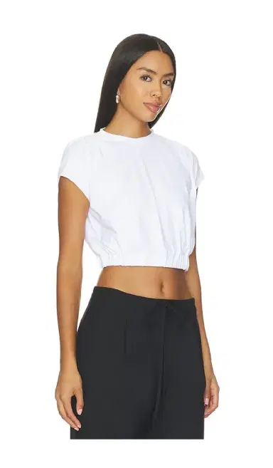 susana monaco Short Sleeve Gathered Top | Thumbnail 2