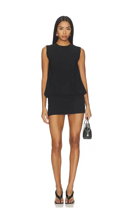 Norma Kamali Babydoll Mini Dress