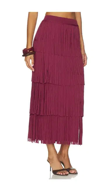 SIMONMILLER Za Za Knit Fringe Skirt | Thumbnail 2 SIMONMILLER Za Za Knit Fringe Skirt | Thumbnail 2