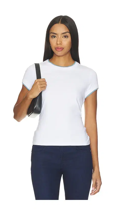 Veronica Beard Contrast Devin Tee