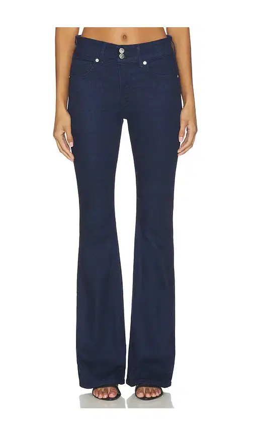 Veronica Beard Beverly Mid Rise Skinny Flare Jeans