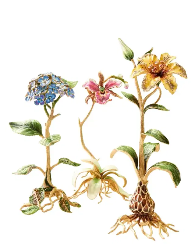 Jay Strongwater Nori Hydrangea Objet