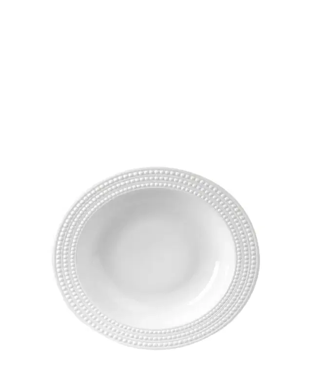 L'Objet Perlee Rimmed Serving Bowl
