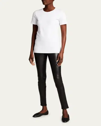 Theory Adbelle Skinny Leather Leggings | Thumbnail 2