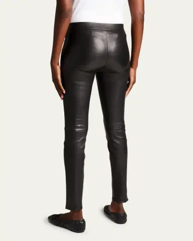 Theory Adbelle Skinny Leather Leggings | Thumbnail 3