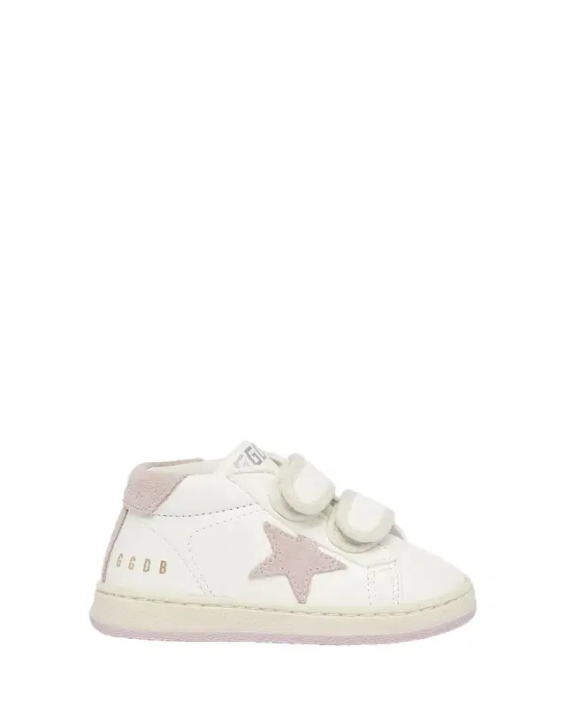 Golden Goose Girl's June Nappa Leather Glitter Star Sneakers, Baby/Toddler