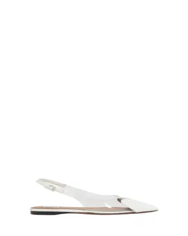 Alaïa Coeur Heart Clear Slingback Ballerina Flats | Thumbnail 1 Alaïa Coeur Heart Clear Slingback Ballerina Flats | Thumbnail 1