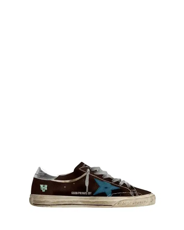 Golden Goose Men's Super-Star Leather Low-Top Sneakers