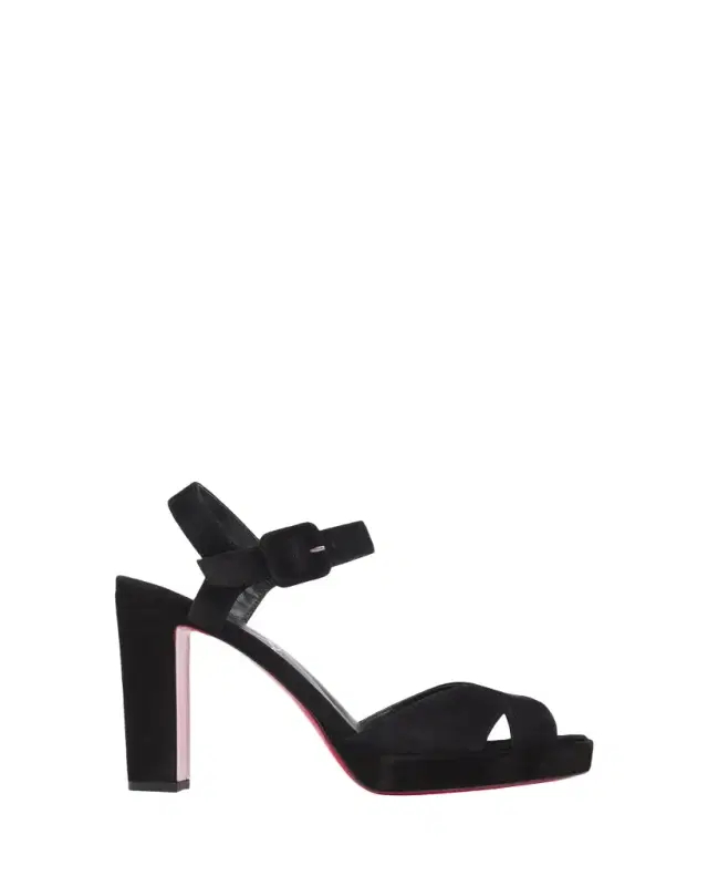 Christian Louboutin 100mm Cora Suede Platform Sandals