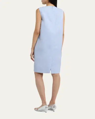 Jil Sander V-Neck Sleeveless Shift Dress | Thumbnail 3