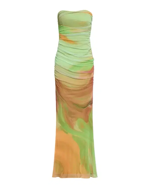 Retrofête Isadore Strapless Ruched Dress