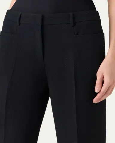 Akris punto Mikka Wool Tricotine Straight-Leg Pants | Thumbnail 4
