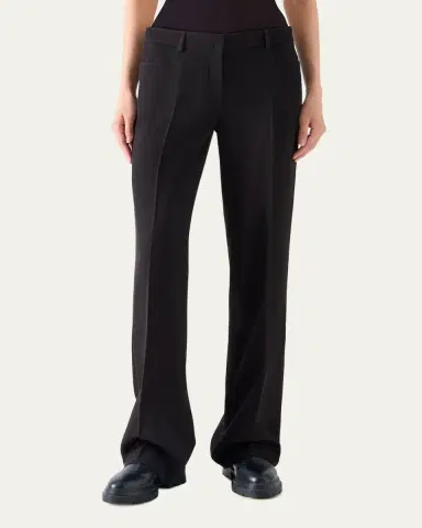 Akris punto Mikka Wool Tricotine Straight-Leg Pants | Thumbnail 5