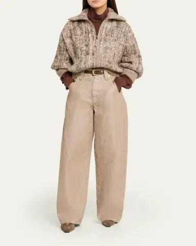 Brunello Cucinelli Shimmer Denim Pants | Thumbnail 2