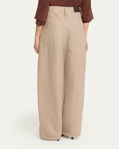 Brunello Cucinelli Shimmer Denim Pants | Thumbnail 3