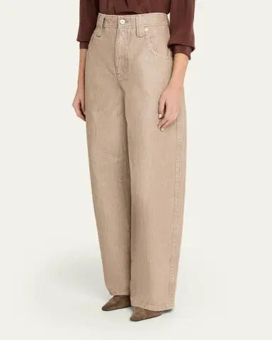 Brunello Cucinelli Shimmer Denim Pants | Thumbnail 4