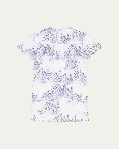 Vilebrequin Girl's Lavender Short-Sleeve Linen Dress, Size 2-14 | Thumbnail 2