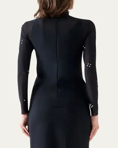 Akris punto Diamond Dice Dot Top | Thumbnail 3 Akris punto Diamond Dice Dot Top | Thumbnail 3