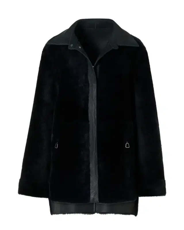 Harper Reversible Lamb Shearling Single-Breasted Jacket