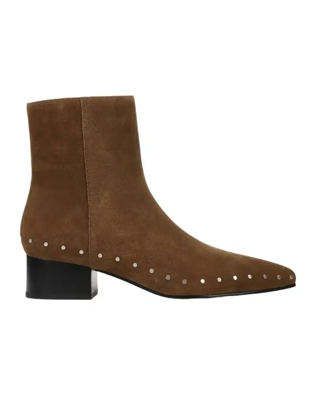 Vince 40mm August Studded Suede Ankle Boots