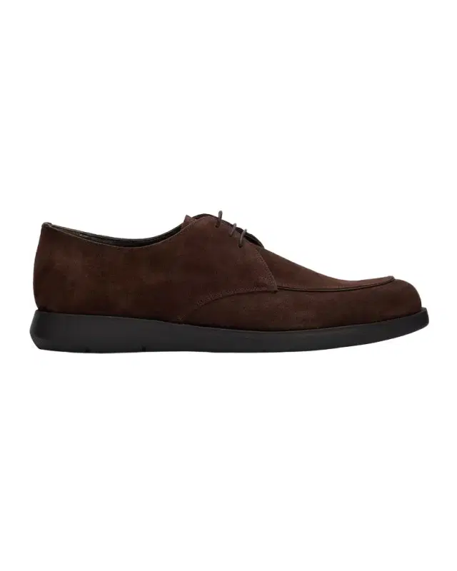 Men's Salford Suede Rubber-Sole Derby Shoes