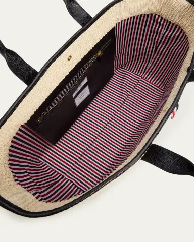Thom Browne Men's Medium Tool Raffia Tote Bag | Thumbnail 4