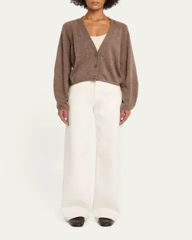 Officine Générale Jaima Boxy Raglan-Sleeve Cardigan | Thumbnail 2