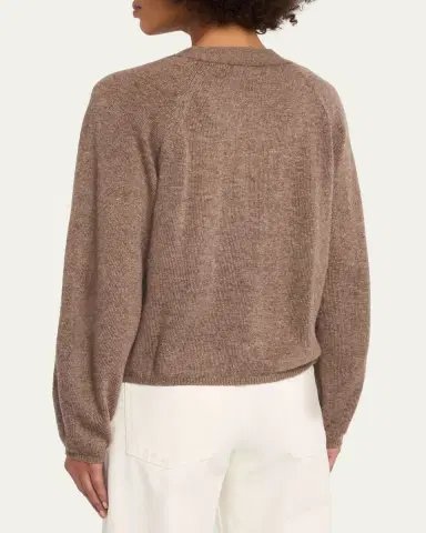 Officine Générale Jaima Boxy Raglan-Sleeve Cardigan | Thumbnail 3