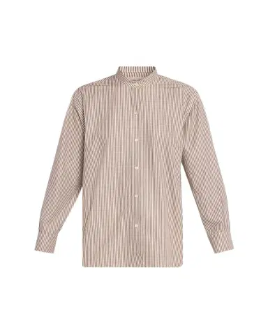 OFFICINE GÉNÉRALE Auria Striped Cotton Shirt | Thumbnail 1 OFFICINE GÉNÉRALE Auria Striped Cotton Shirt | Thumbnail 1