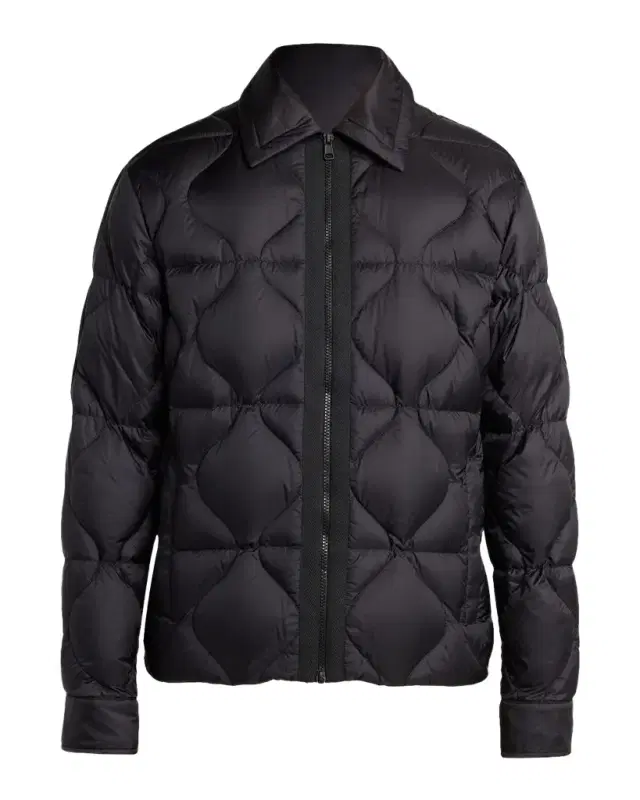 Moncler Men's Ashmere Short Down Shirt Jacket