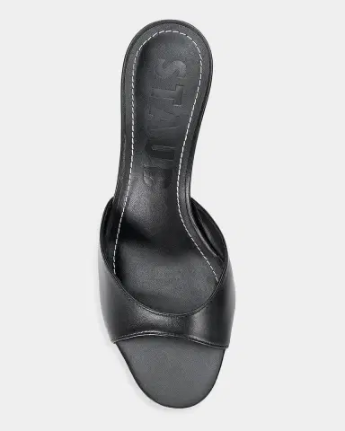 Staud Brigitte Leather Wedge Mules | Thumbnail 3 Staud Brigitte Leather Wedge Mules | Thumbnail 3