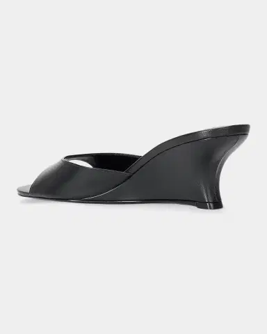 Staud Brigitte Leather Wedge Mules | Thumbnail 4 Staud Brigitte Leather Wedge Mules | Thumbnail 4