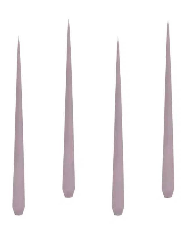 Zaha Hadid Design Tall Tapered Candles, Set of 2