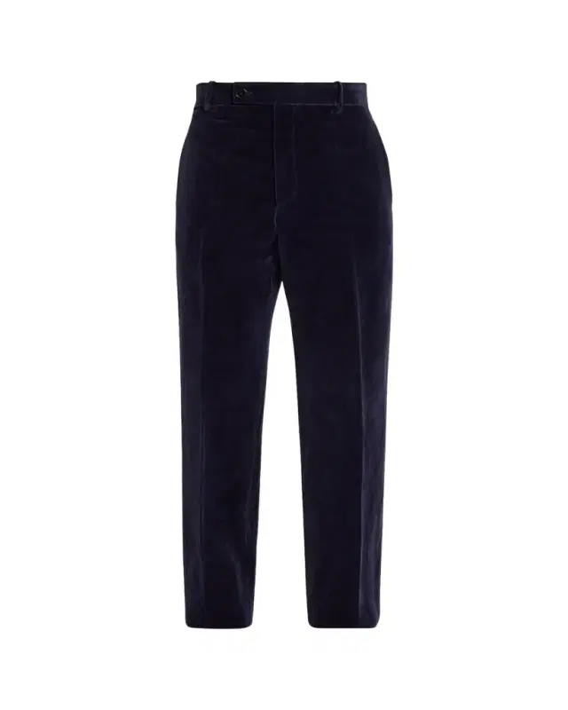 Jil Sander Cotton-Linen Velvet Trousers