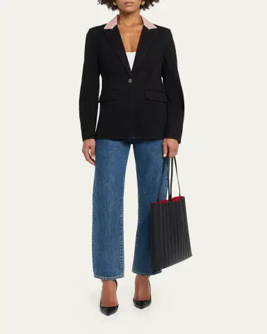 Mansur Gavriel Large Pleated Shoulder Bag | Thumbnail 5