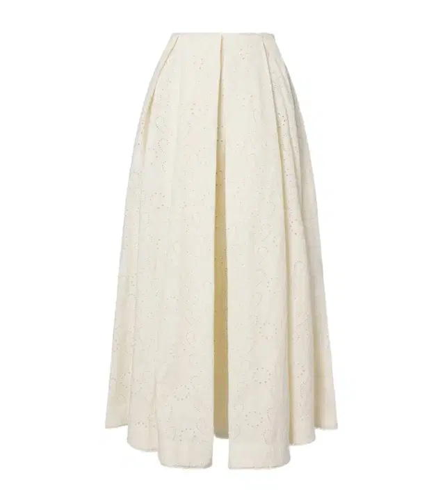 Agua by Agua Bendita Delta broderie anglaise cotton maxi skirt