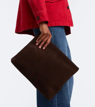 Nili Lotan Jerry suede clutch | Thumbnail 4