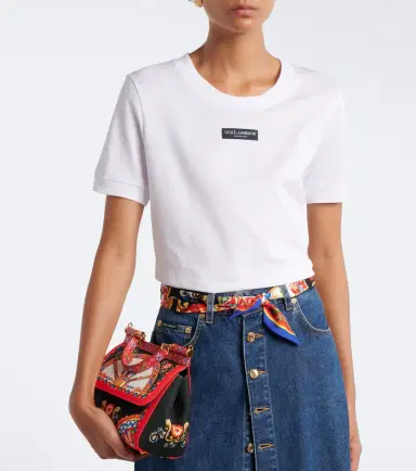 Dolce & Gabbana Logo cotton jersey T-shirt | Thumbnail 3 Dolce & Gabbana Logo cotton jersey T-shirt | Thumbnail 3