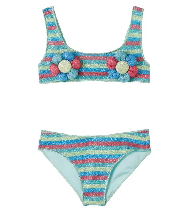 Oseree Kids Oséree Kids Osemini Lumière striped bikini