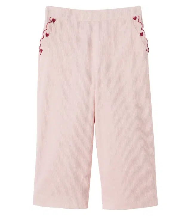 Patachou Embroidered corduroy pants