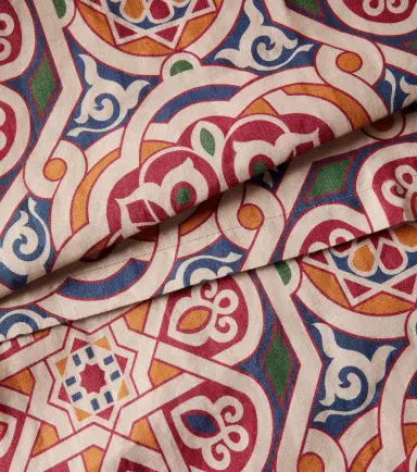 Cabana Catalina printed linen tablecloth | Thumbnail 3