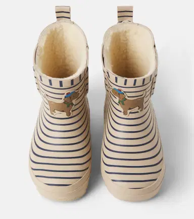 Konges Slojd Konges Sløjd Roi striped rain boots | Thumbnail 5