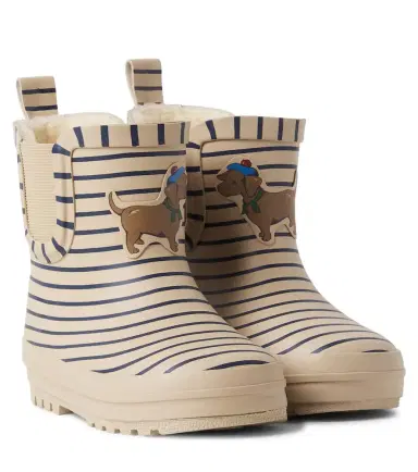 Konges Slojd Konges Sløjd Roi striped rain boots | Thumbnail 1