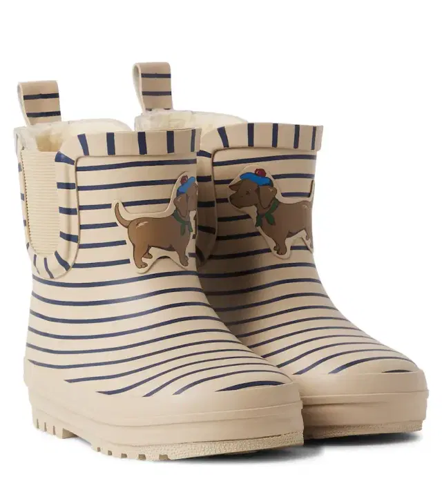 Konges Slojd Konges Sløjd Roi striped rain boots