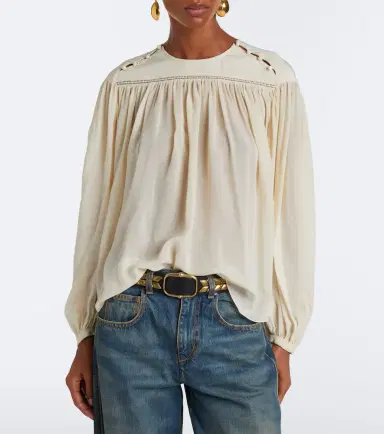 Isabel Marant Nuna silk blouse | Thumbnail 3 Isabel Marant Nuna silk blouse | Thumbnail 3