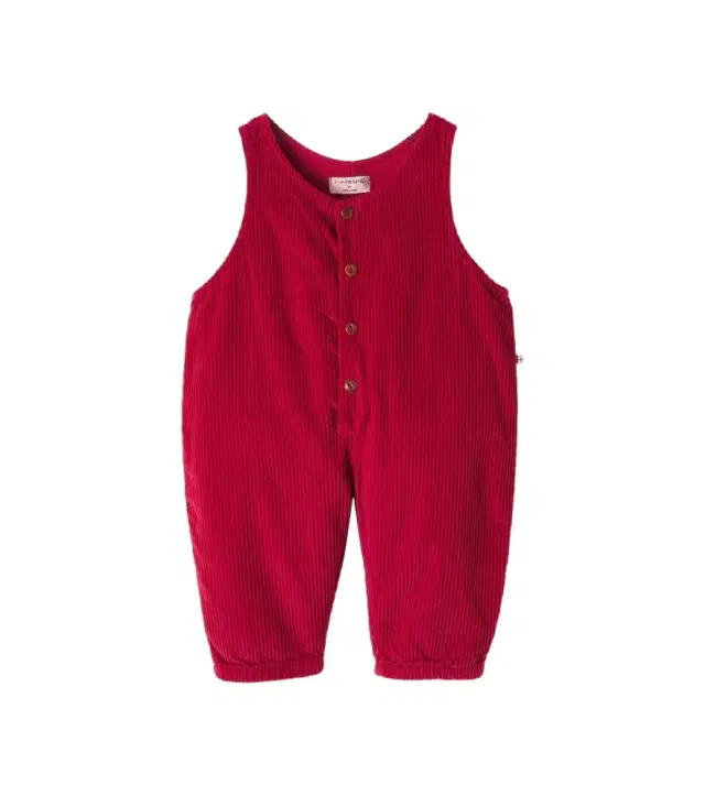 1 + in the Family Baby Yoho cotton corduroy playsuit